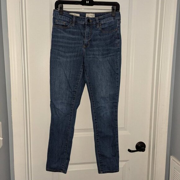 *3 FOR $9* Universal Thread Mid Rise Skinny Medium Wash Rinse Jeans Pant 6 28R - Picture 1 of 2